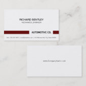 Corporate Simple Visitenkarte (Vorne/Hinten)