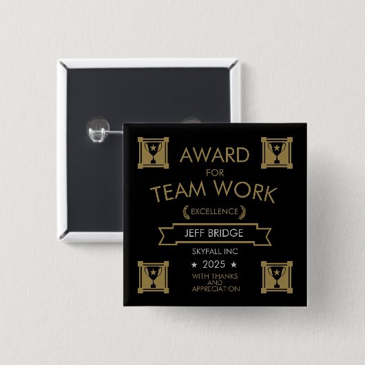 Corporate Staff Award Button (Vorne & Hinten)