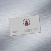 Corporate Style | Gebäude-Symbol Magnetische Visitenkarte (Beispiel)