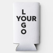 Corporate Swag-Logo in jeder Form Selters Dosenkühler (Rückseite)