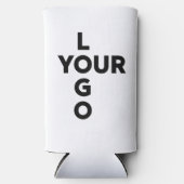 Corporate Swag-Logo in jeder Form Selters Dosenkühler (Vorderseite)
