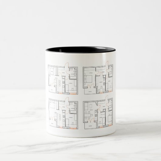 Corporate Tasse mit Blueprint (Mittel)