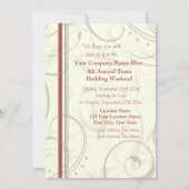 Corporate Team Building Event Weekend Invitations Einladung (Rückseite)