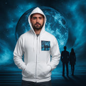 Corporate Team Silhouette Futuristic Business Hoodie