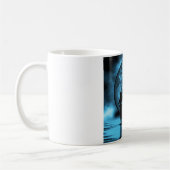 Corporate Team Silhouette Futuristic Business Kaffeetasse (Links)