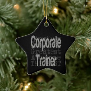 Corporate Trainer Keramik Ornament