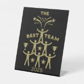 Corporate Work Team - Geschenke Sockelschild (Vorderseite)