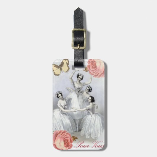 Corps de ballet gepäckanhänger (Vorderseite vertikal)