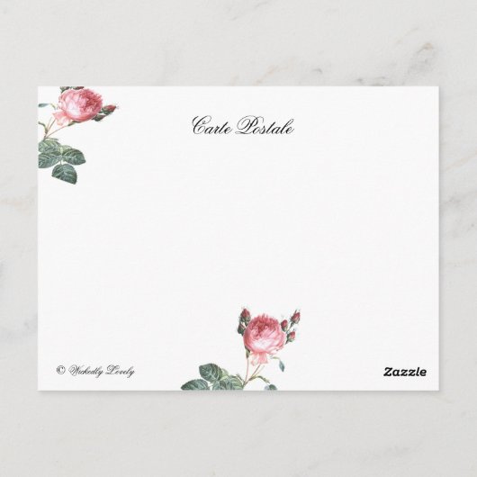 Corps de ballet postkarte (Rückseite)