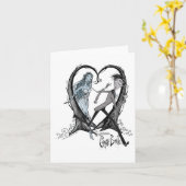 Corpse Bride Runaway Groom _1 Karte (Gelbe Blume)