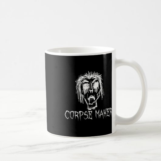 Corpse Maker Halloween Kostüm Word Design Kaffeetasse (Rechts)