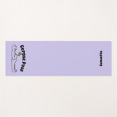 Corpse Pose Lila Yoga Mat Yogamatte (Vorderseite (Horizontal))