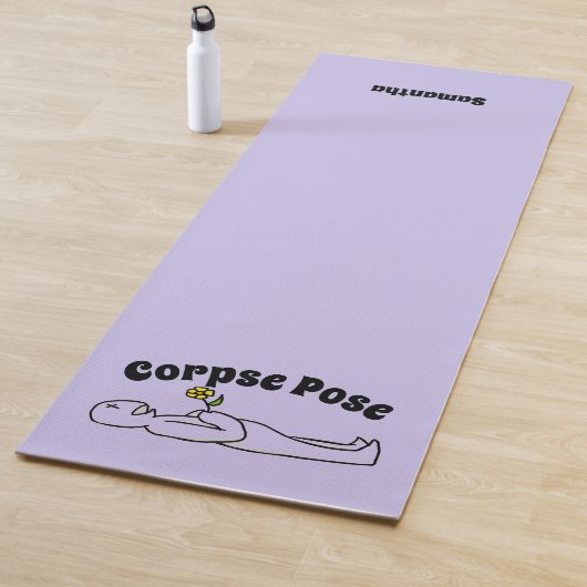 Corpse Pose Lila Yoga Mat Yogamatte (Beispiel)