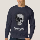 Corpse Web Halloween Spooky Horror Sweatshirt (Vorderseite)