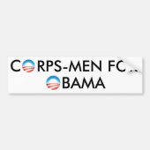 CORPSMAN FÜR OBAMA AUTOAUFKLEBER (Vorne)
