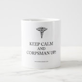 Corpsman herauf Kaffee-Tasse Jumbo-Tasse (Vorderseite)