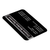 Corpus Bindery Services Magnet Business Card (Rechte Seite)