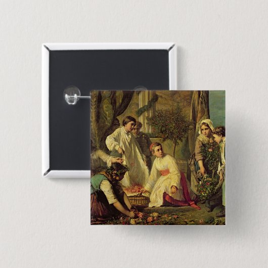 Corpus Christi, 1855 Button (Vorne & Hinten)