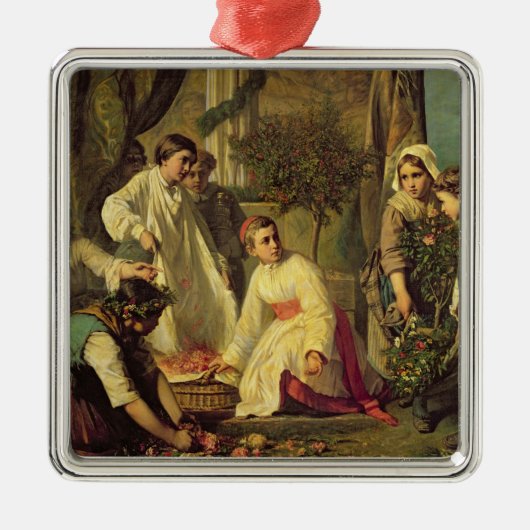 Corpus Christi, 1855 Ornament Aus Metall (Vorne)