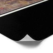 Corpus Christi Bay Texas von Space Satellite Map Poster (Ecke)