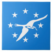 Corpus Christi City Flag Tile Fliese (Vorderseite)