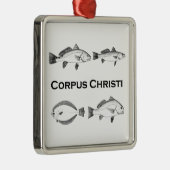 Corpus Christi-Fischerei - Salzwasserfische Ornament Aus Metall (Rechts)