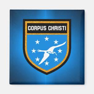 Corpus Christi Flag Magnet
