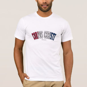Corpus Christi in den Texas-Staatsflaggenfarben T-Shirt