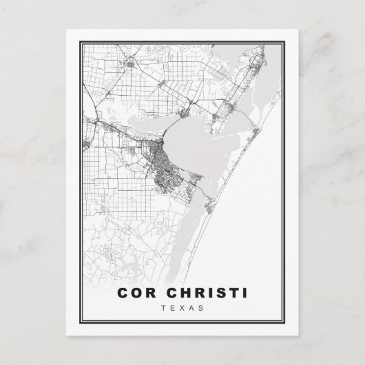 Corpus Christi Karte (Vorderseite)