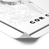 Corpus Christi Karte Poster (Ecke)