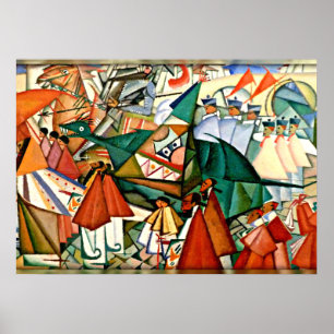 Corpus Christi Procession, Amadeo de Souza-Cardoso Poster