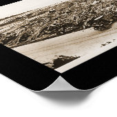 Corpus Christi Storm Foto 1919 Poster (Ecke)