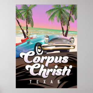 Corpus Christi Texas Ferienplakat Poster