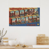 Corpus Christi, Texas - Große Briefszenen Poster (Küche)