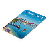 Corpus Christi Texas Magnet (Linke Seite)