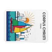 Corpus Christi Texas Magnet (Horizontal)