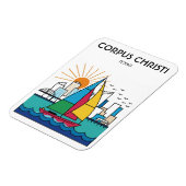 Corpus Christi Texas Magnet (Linke Seite)