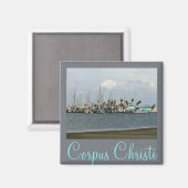 Corpus Christi, Texas Marina Magnet (Vorderseite/Rückseite)