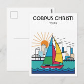 Corpus Christi Texas Postkarte (Vorne/Hinten)