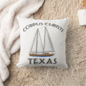 Corpus Christi Texas Sailing Kissen (Decke)
