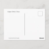 Corpus Christi Texas - Standardpostkarte Postkarte (Rückseite)