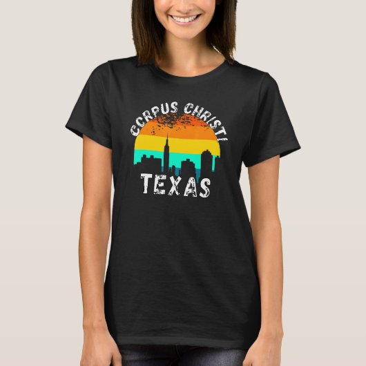 Corpus Christi Texas Texas Cities 3 T-Shirt (Vorderseite)