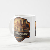 Corpus Christi, Texas | VINTAG Kaffeetasse (Vorderseite Links)
