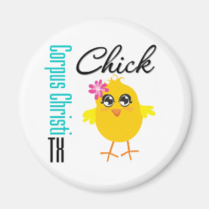 Corpus Christi TX Chick-1 Magnet