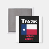 Corpus Christi TX Magnet (Vorderseite/Rückseite)