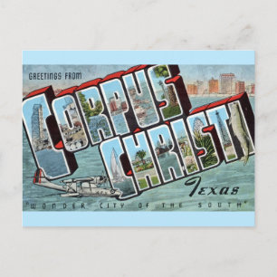 Corpus Christy TX Postkarte