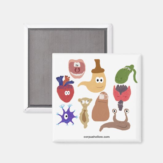 Corpus Hollow's Besetzte Crew Magnet (Vorderseite/Rückseite)