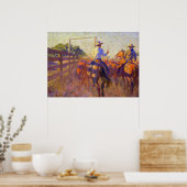 Corral Dust von Maynard Dixon Poster (Küche)