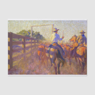 Corral Dust von Maynard Dixon Seidenpapier