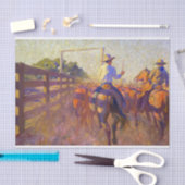 Corral Dust von Maynard Dixon Seidenpapier (Handwerk)